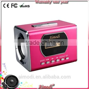 2015 Innovative fm Radio Digital Speaker With Alarom Clock qi Charging Remote Control thumbnail-4
