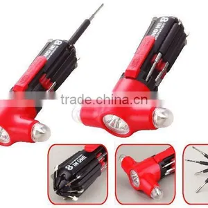 Multifunction Screwdriver With Torch&Hammer Electrical Tools Light Torches thumbnail-1