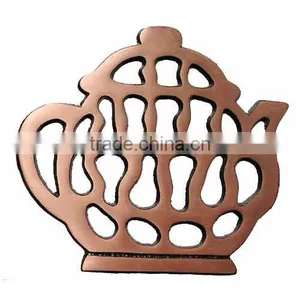 Teapot Shape Cast Iron Trivet thumbnail-1