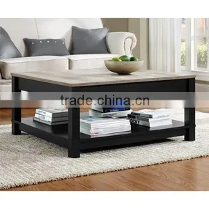 Modern Plywood Table Top Wooden Coffee Table Set thumbnail-3