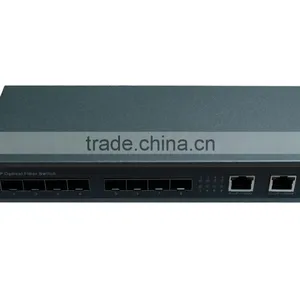 8 SFP Fiber Switch With 2 Port10/100/1000Mbps TX Uplink thumbnail-1