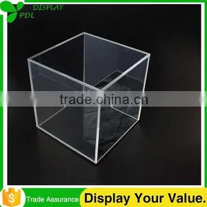 High Custom Sexy Clear Acrylic Cube Boxes thumbnail-1