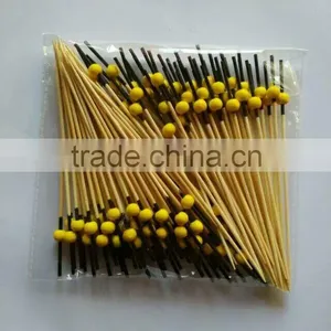 High Quality Craft Fruit Pick Bamboo Stick Cheap Natural Bamboo Fruit Kabob Sticks thumbnail-6