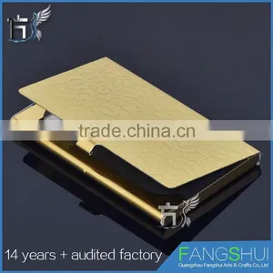 Pocket Stainless Steel & Metal Business Card Holder Case ID Credit Wallet Gold thumbnail-5
