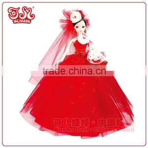 11.5'' Fashion Bride Doll Wedding Dress Collection thumbnail-1