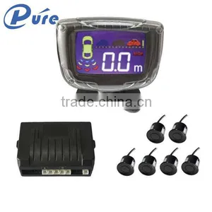 Car Reverse Radar Rearview System 6 Sensors Numeral and Color LCD Display Parking Sensor thumbnail-2