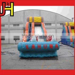 Hot Sale Outdoor 0.55mm PVC Tarpaulin Inflatable Wipeout Water Slide thumbnail-6
