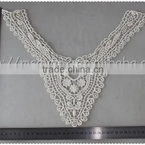 2016 New Embroidered Designs Collar, Machine Made Lace Collars, off White Cotton Lace Collar thumbnail-2