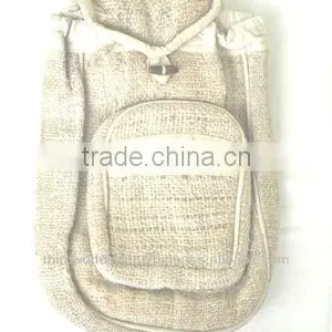 Hemp Ruck Sack College Bag thumbnail-1