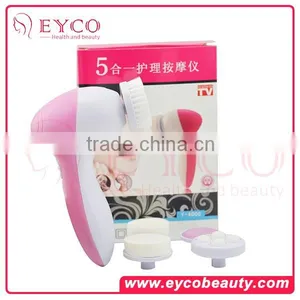 5 IN 1 Multifunction Inductive Charging Sonic Electric Facial Cleansing Brush 5 in 1 Beauty Massager thumbnail-4