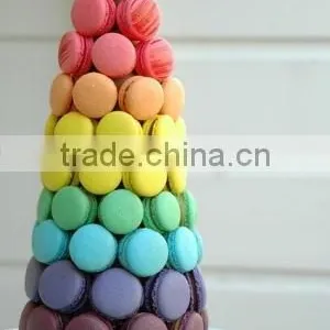 7-colors Fake Macaroon Decoration Tower for Wedding or Parties thumbnail-1