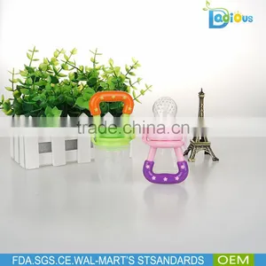 High Quality Wholesale BPA Free Silicone Baby Feeder Pacifier for Fruit Fresh Food Feeder thumbnail-2
