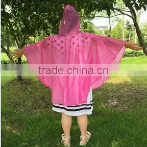 High Quality Lovely Cheap PVC Kids Rainwear thumbnail-2