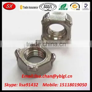 Custom Made Steel Square Weld Nut With ISO Sstandards thumbnail-1
