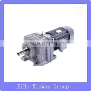 R Series 18 Kw Coaxial Helical Foot Mounted Gear Reducer Low Rpm Gear Motor thumbnail-1