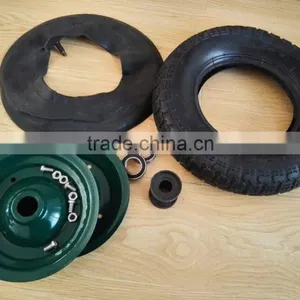 3.50-7 Steel Wheel Rims/Wheelbarrow and Hand Trolley Steel Wheel Rim 10 Inch thumbnail-1