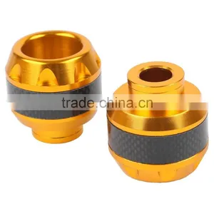 CNC Aluminum Carbon Frame Sliders Crash Protector For Yamaha Honda Moped Scooter thumbnail-1