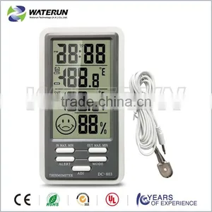 Digital Thermo Hygrometer and Clock With Alarm thumbnail-1