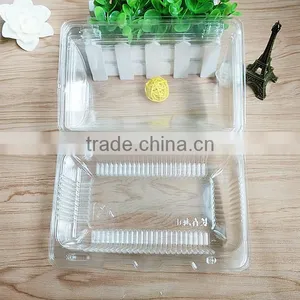 Eco Friendly OPS Disposable Cake Roll Container Boxes Clamshell thumbnail-2