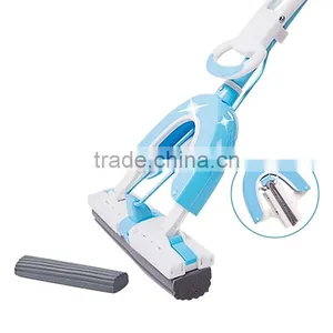 PVA Sponge Squeezing Mop With Two Mop Heads thumbnail-1