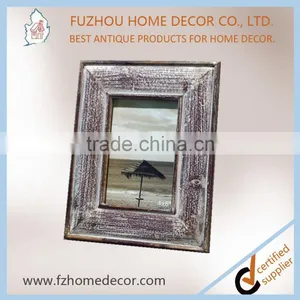 2017 Antique Finished Solid Wood Photo Frames Distressed With Colourful Painting thumbnail-2