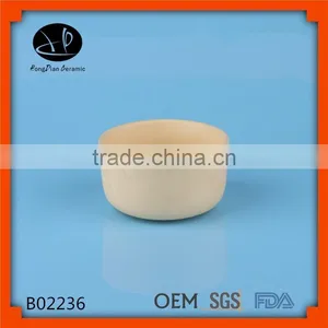 Hot Sale Terracotta Brown Rice Bowl for Tableware,matte Beautiful Porcelain Ceramic Chinese Round Soup Bowl Wholesale thumbnail-1