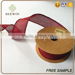 China Textile Wholesale Flax Linen Fabric for Artificial Jute Ribbon thumbnail-4