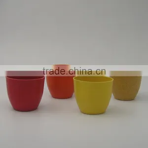 Eco Mini Bamboo Fiber Flower Pot/mini Pot thumbnail-1