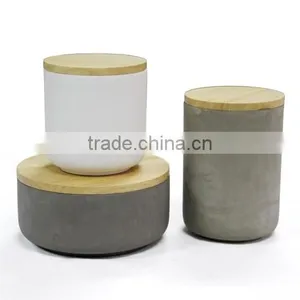 Cement Candle Jars Wholesale Candle Holders thumbnail-1