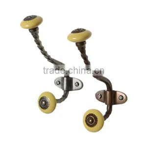 Antique Brass Star Coat Hooks For Home Decor thumbnail-5