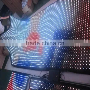 P100mm Led Mesh Curtain See Through Led Display Flexible thumbnail-2