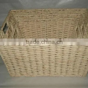 China Straw Corn Husk Basket for Sale thumbnail-1