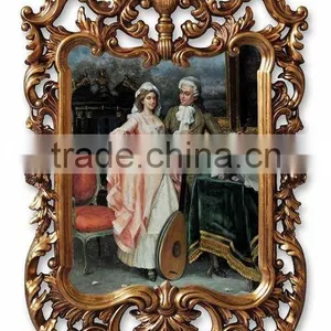 FA-132G-01 Vintage Waterproof Frame Oil Paintings for Home&hotel Decoration thumbnail-2