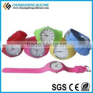Kids Favourite the Most Fashion Candy Color Silicone Wrist Watch Digital Watch Ajustable Eco-friendly FDA Silicone Child's Watch thumbnail-2
