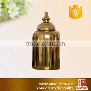 Chinese Gold Cermaic Jar Home Decor Jar thumbnail-1