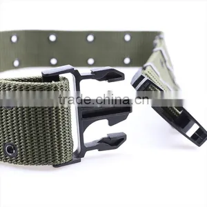 High Duty Hiking Waist Military Webbing Belt Security Guard Belt thumbnail-3