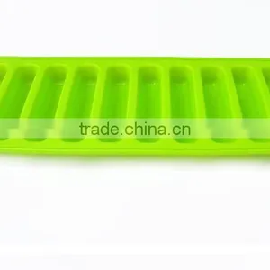 Safe Silicone Ice Cube Tray , Ice Cream Bar Molds thumbnail-3
