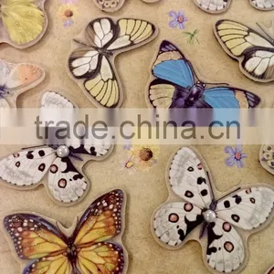 Lovely & Vivid Butterfly Sticker in Various Colors, Popular Scrapbooking Decorative Sticker thumbnail-5