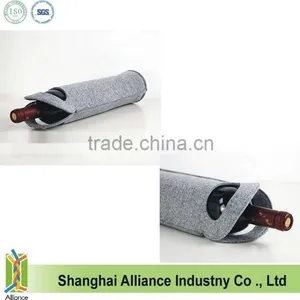 High Quality Felt Wine Tote One Pocket Wine Bag Household Storage Wine Bottle Carrier Gift - Light Gray (TM-FT016) thumbnail-1