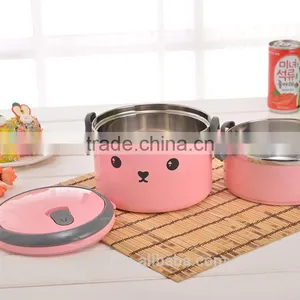 304 Stainless Steel Insulated Double Lunch Box thumbnail-2