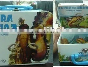 Kid's Lunch Tin Box With Fashion Design, Metal Lunch Box thumbnail-1