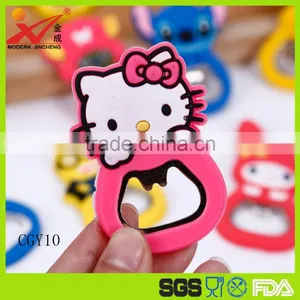 Best Selling Top Quality Soft Silicone Pink Color Cartoon Fashional Opener thumbnail-1