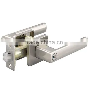 Whole Sale Stainless Steel Square Lever Handle Door Lock for Hotel and Home thumbnail-2