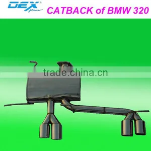 Stainless Steel Racing Catback Exhaust System for Bmw 320 thumbnail-1