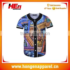Sublimation Baseall Uniforms High Quality Cheap Price thumbnail-1