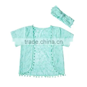 Wholesale Crocet Lace Vest Flower Pattern for Baby thumbnail-1