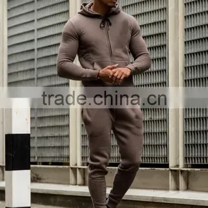 Men's Hooded Tracksuit Top Slim Fit Tracksuit thumbnail-2