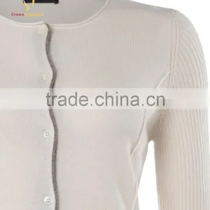 Comfort Ladies' Formal Cashmere Cardigan ECO Friendly thumbnail-3