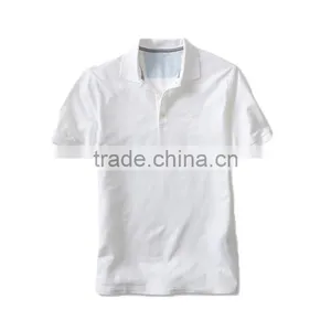 China Summer Short Sleeve White High Quality Men's Polo Shirt thumbnail-1