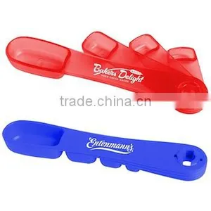 USA Made Measuring Spoons - Available in 1/4, 1/2, 1 Tsp and 1 Tbsp Sizes, Features Swivel-out Design and Comes With Your Logo thumbnail-1